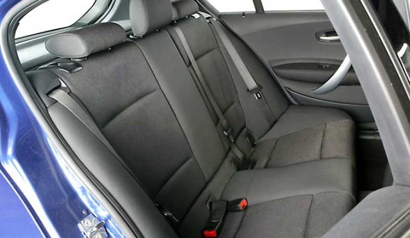 The rear seats are smaller than the compact Volkswagen.
