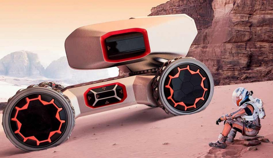 Lamborghini shows an SUV to colonize Mars