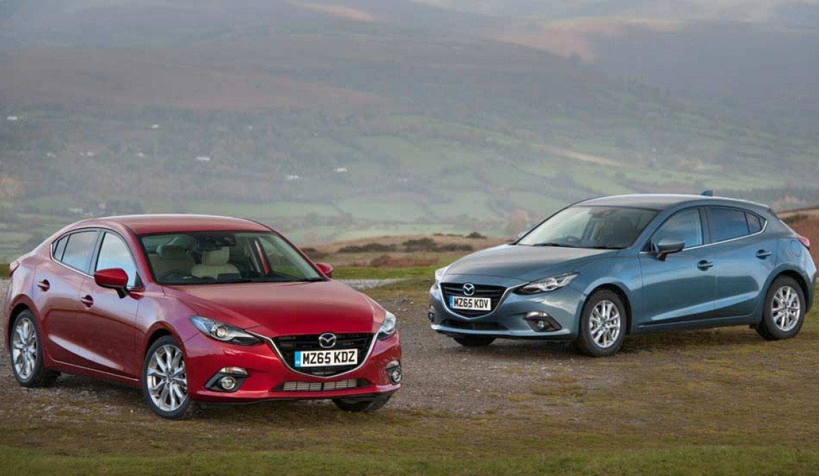 The Mazda 3, with new diesel engine SkyActiv 1.5-D