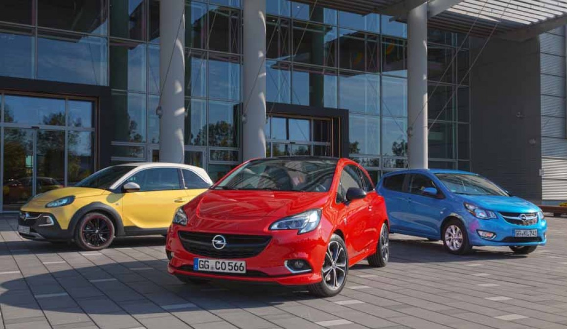 Opel Astra, Corsa, Adão e Karl, com Easytronic automática 3.0