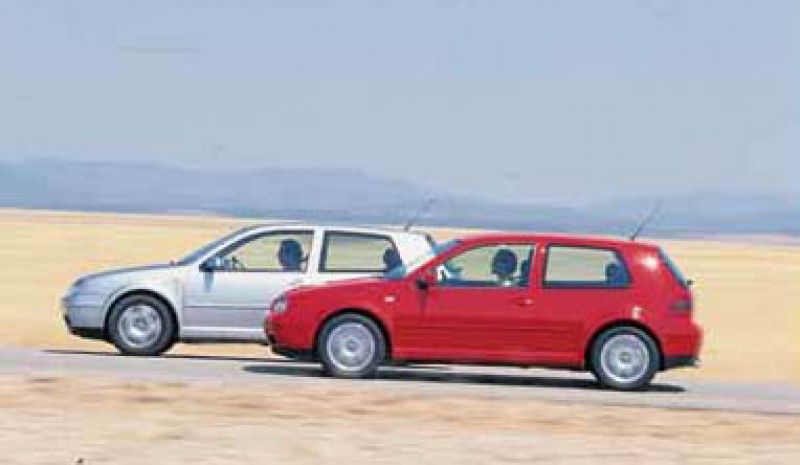 Jämförelse: Volkswagen Golf GTI 1,8 Turbo 150 hk / Volkswagen Golf 1,9 TDi 115 hk
