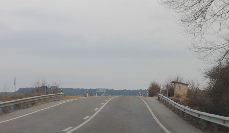 Le N-122, à Soria, la route la plus dangereuse en Espagne