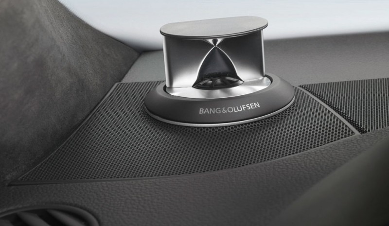 Bang & Olufsen audio equipment supplied more sophisticated Audi