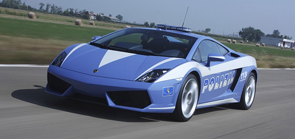 Top 10 supercars politie