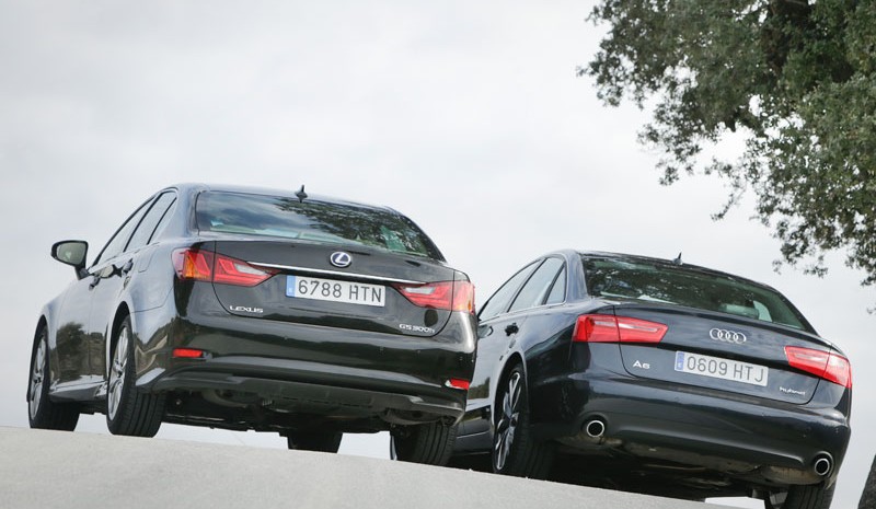 Comparaison: Audi A6 2.0 TFSI Lexus GS hybride 300h vs