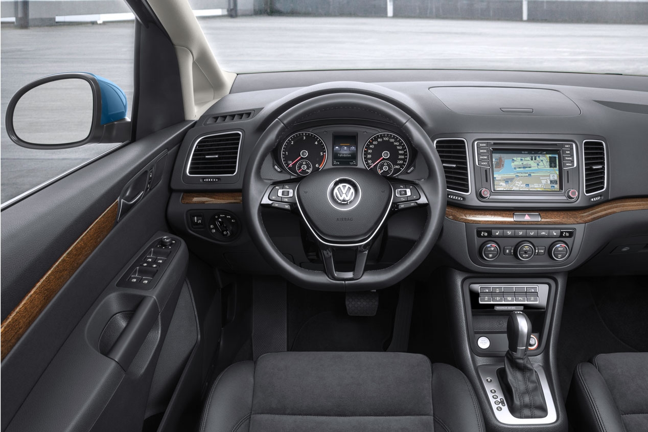 Uusi Volkswagen Sharan, teknologinen tila-auto