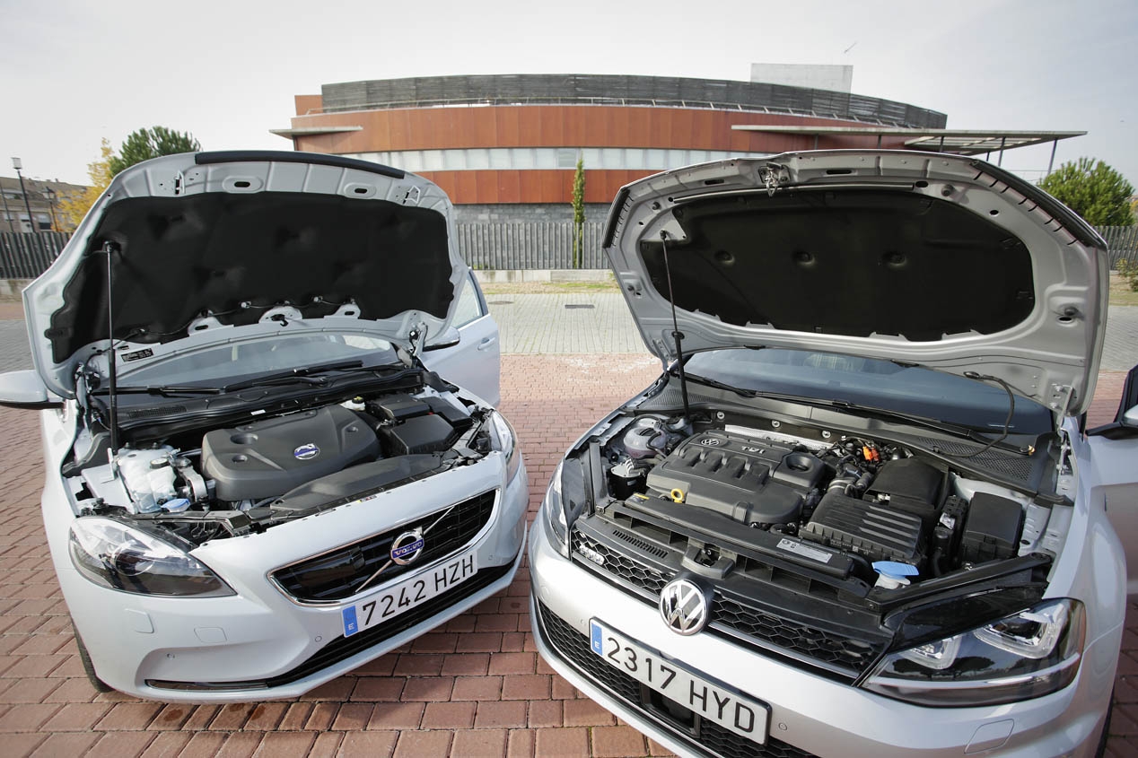 Sammenligning: Volkswagen Golf GTD vs Volvo V40 D4