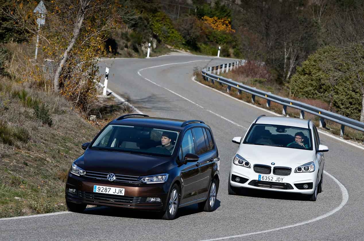 Volkswagen Touran and BMW 2 Series Gran Tourer