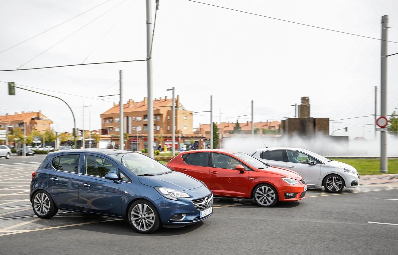 Vertailu: Opel Corsa 1.0 Turbo, Peugeot ja Seat Ibiza 1,2 PureTech 1.0 TSI Eco