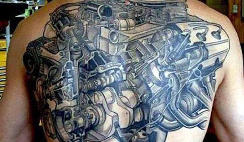 Bästa bil tatueringar: Art & Decoration