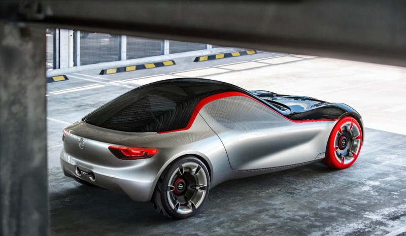 Opel GT Concept 2017, futuristic interior