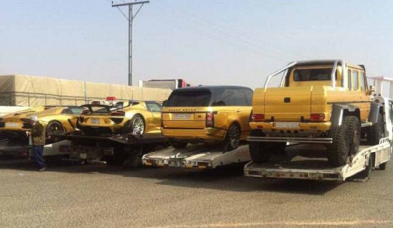 السيارات الذهبي الملياردير عبدالله بن تركي