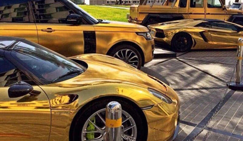 Gouden auto's miljardair Abdullah bin Turki