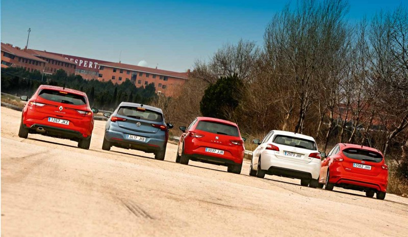 Den Mégane Renault och dess konkurrenter