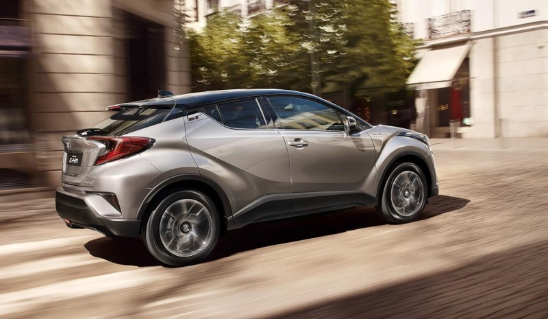 Toyota C-HR, and is inside