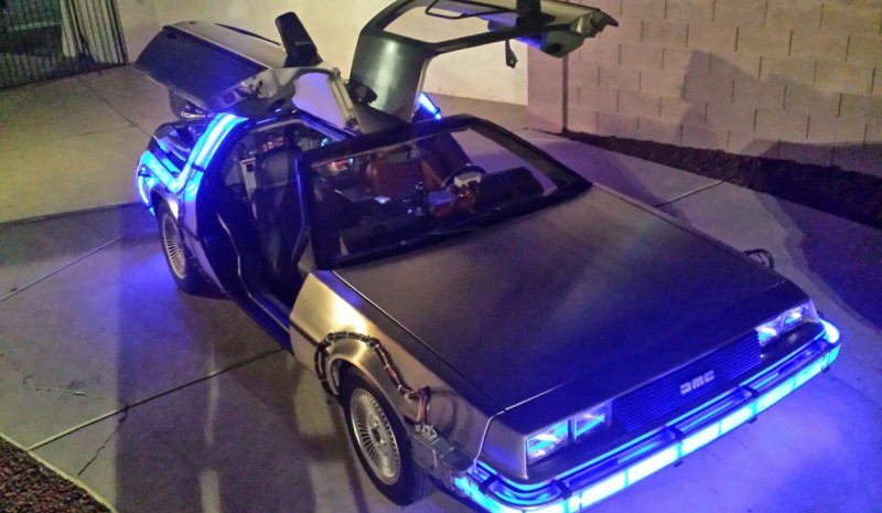 Maintenant en vente sur Ebay réplique exacte de la DeLorean de Retour vers le futur