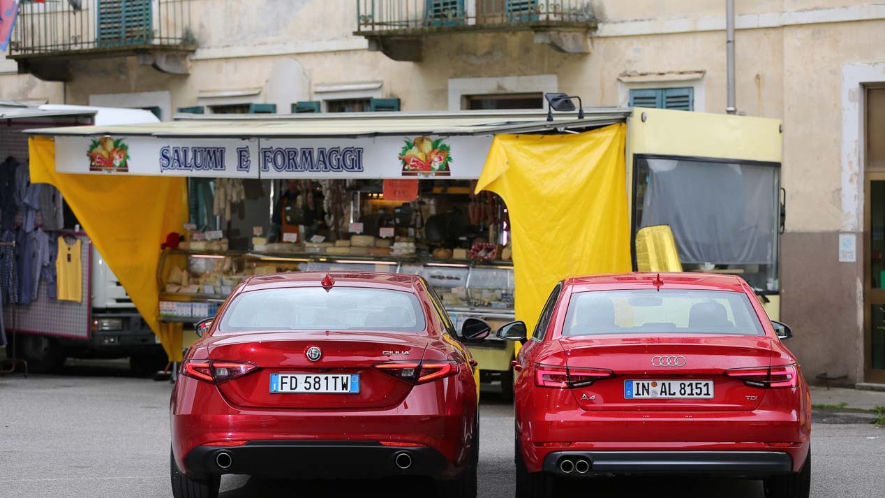 Pojedynków salony: Alfa Romeo Giulia vs Audi A4