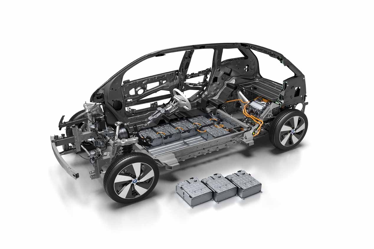 Vuonna Häiriön on BMW i3 voit vaihtaa yksittäisiä moduuleja tai akkukennojen
