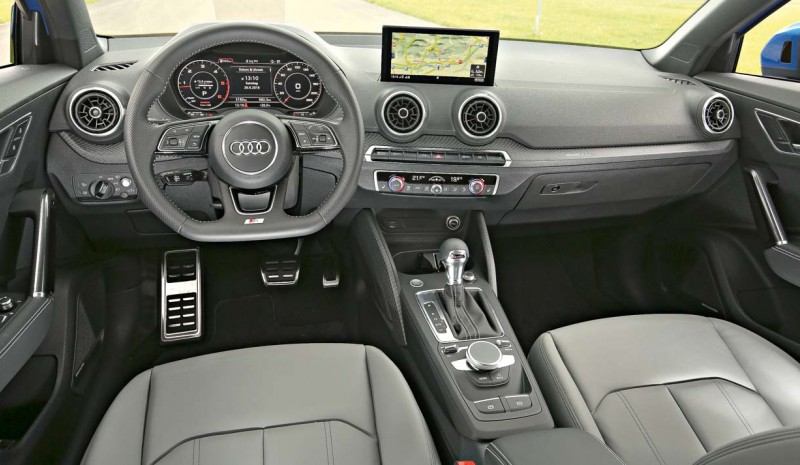 Den nya Audi Q2 jämfört med Mercedes GLA och Mini Countryman