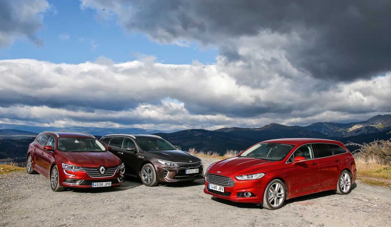 Confronto: Renault Talisman ST, SW Optima e Mondeo Sportbreak