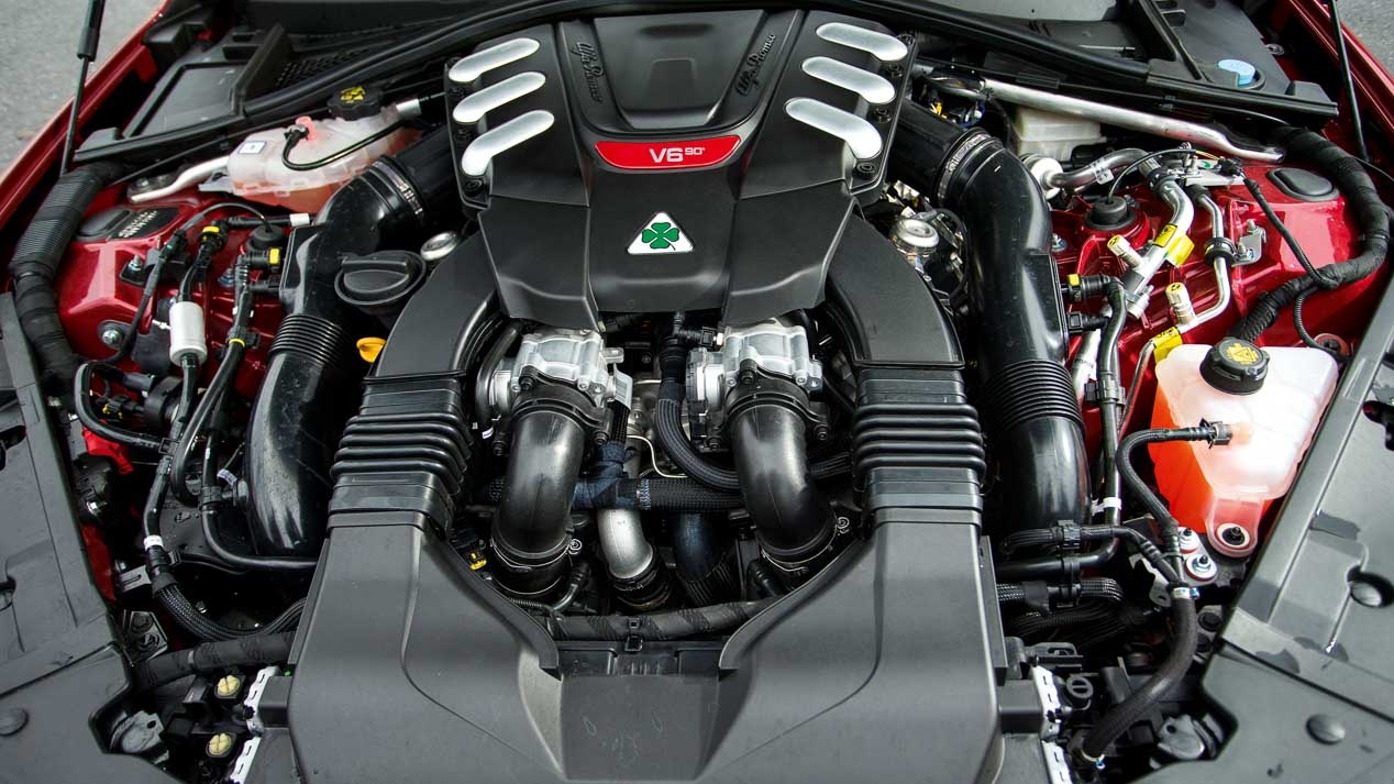 Alfa Giulia Quadrifoglio: Motore