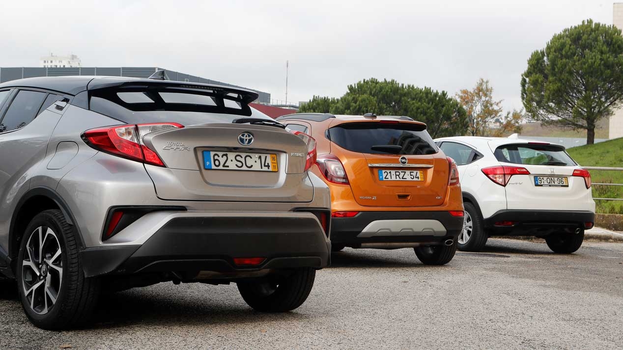 Jämförelse SUV: Toyota C-HR vs Opel Mokka X vs Honda HR-V