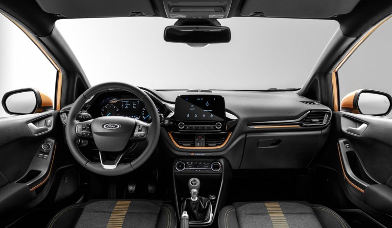 Nye Ford Fiesta, interiørdesign