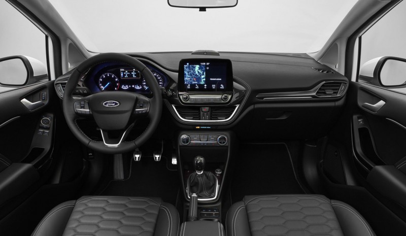Nye Ford Fiesta, interiørdesign