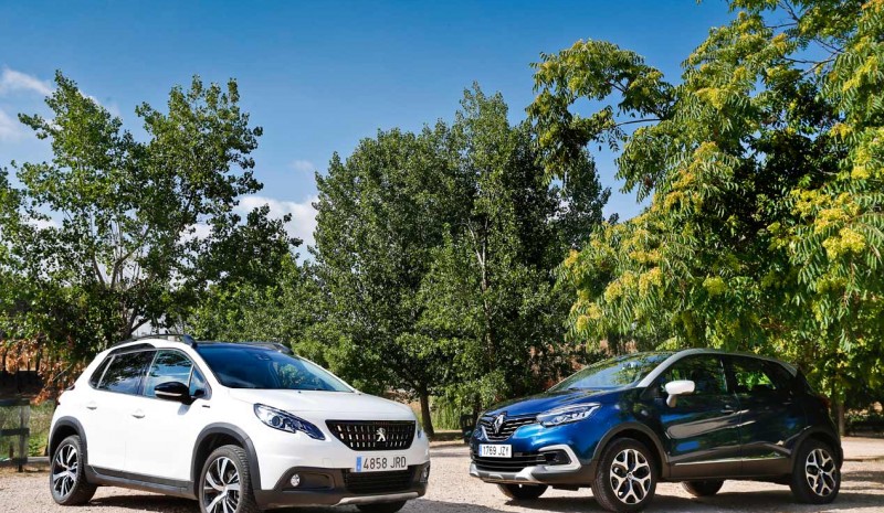 A BlueHDI test the Peugeot 2008 and Renault Captur dCi
