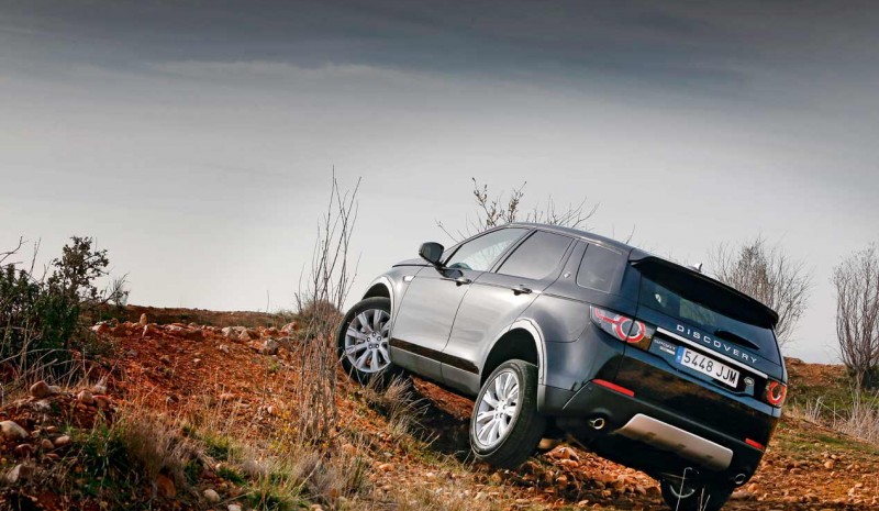 Land Rover Discovery przed mistrz mushingu