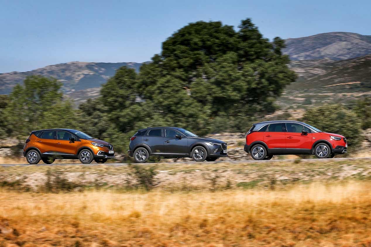 Renault Captur, Opel and Mazda CX Crossland X-3: in search of the best urban SUV