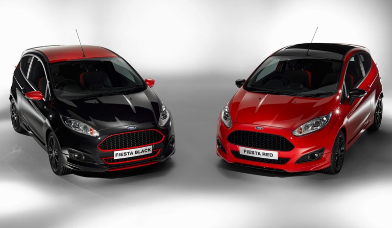 Ford Fiesta Red Edition og Black Edition 1,0 EcoBoost-motoren 140 hk