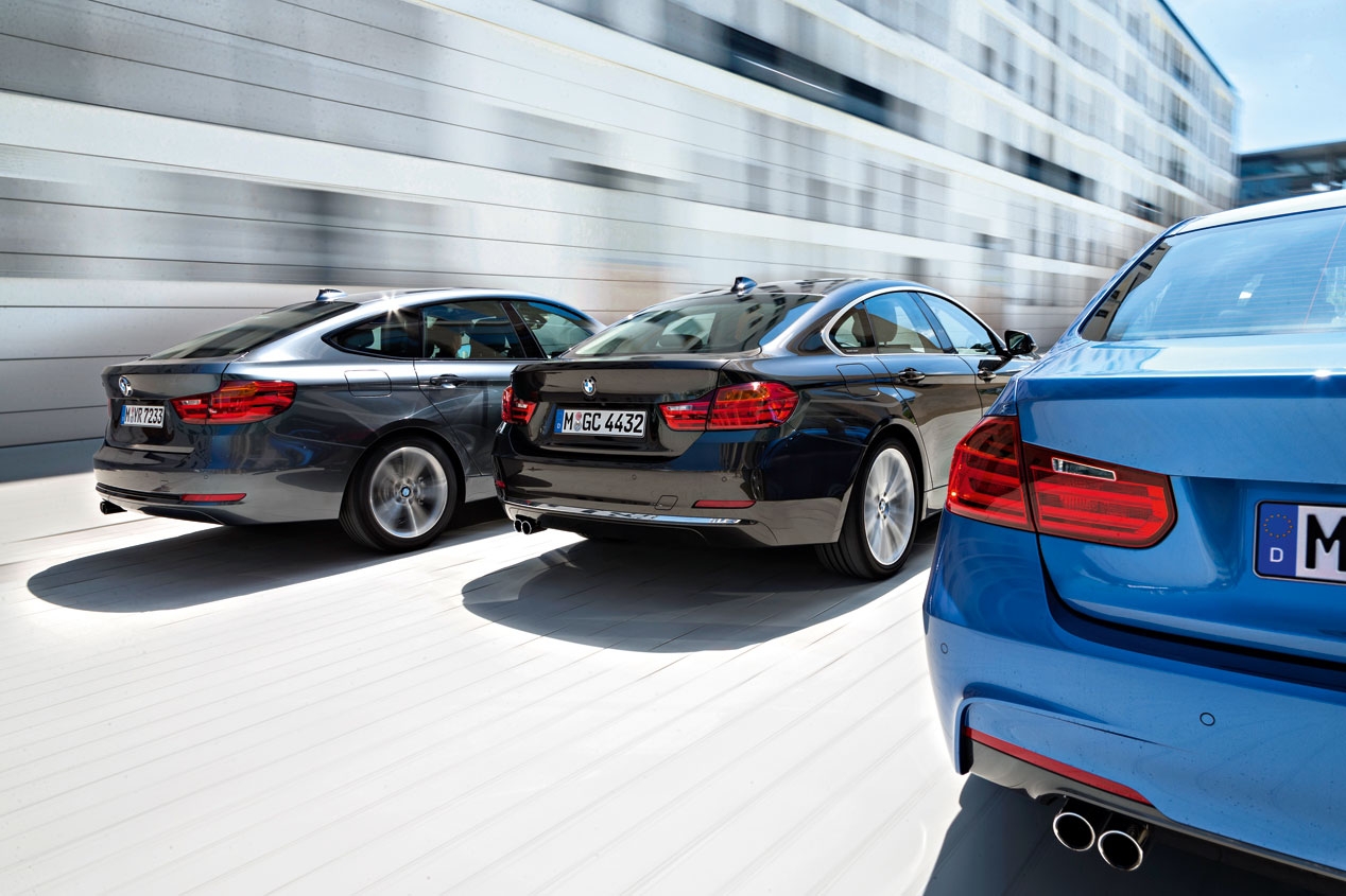 Vergelijking: BMW 3-serie GT vs BMW 3-serie en BMW 4-serie Gran Coupe