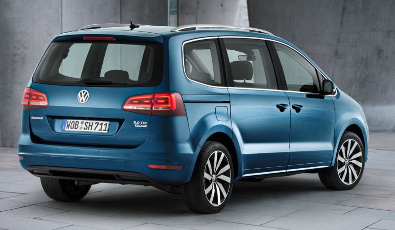 Uusi Volkswagen Sharan, teknologinen tila-auto