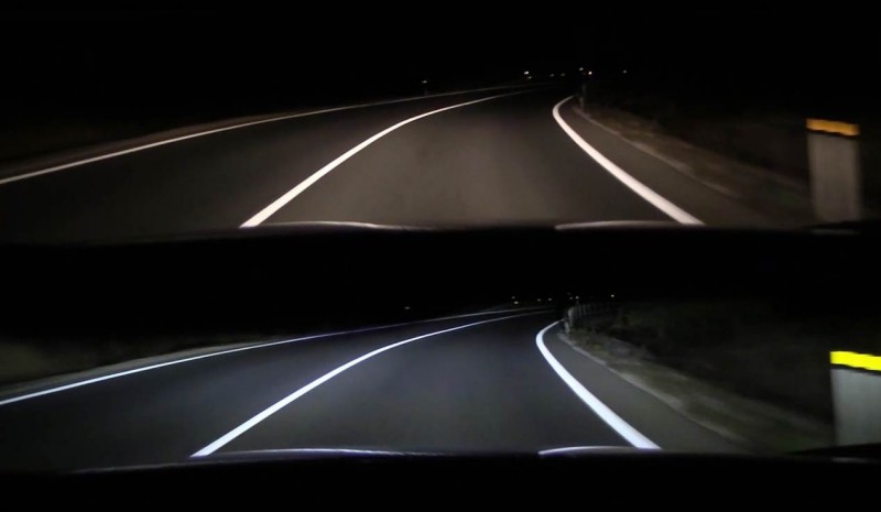LED-forlygter med halogen forlygter i Nissan Qashqai