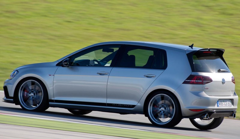 Volkswagen Golf GTI Clubsport, front-wheel drive Golf sterkere