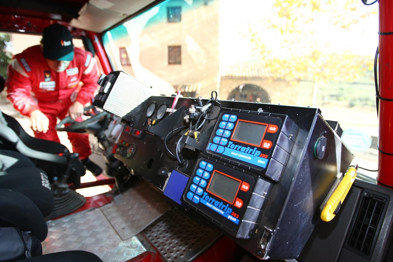 Dakar cabine do caminhão