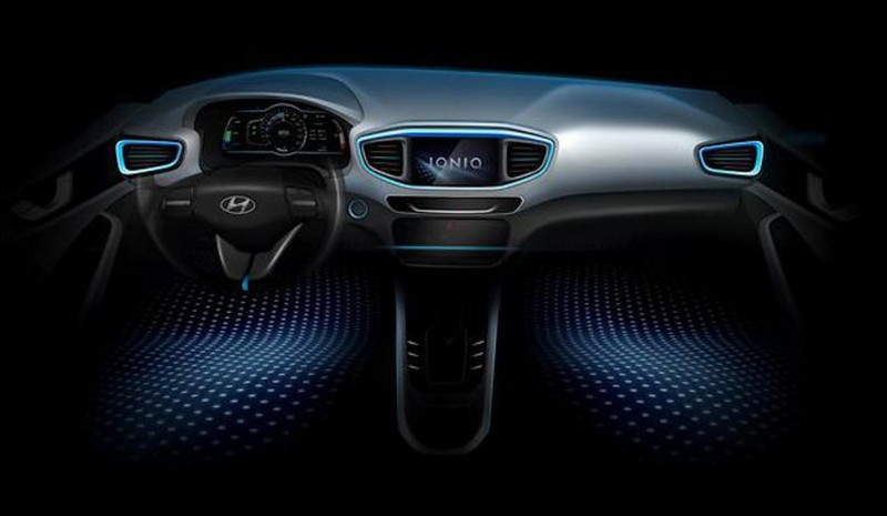 Hyundai Ioniq, bilder av denne hybridbil