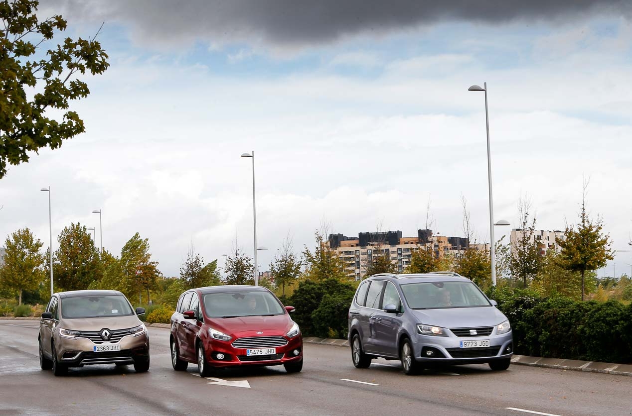 Ford S-MAX, Espace and Seat Alhambra