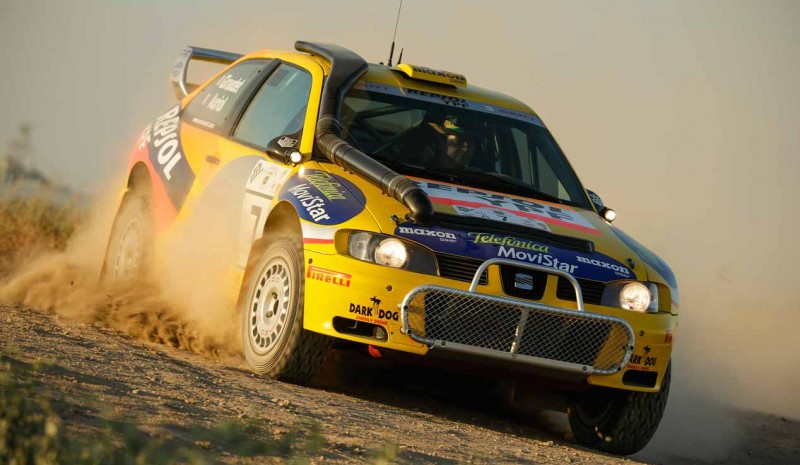 SEAT Cordoba WRC Safari, testowane