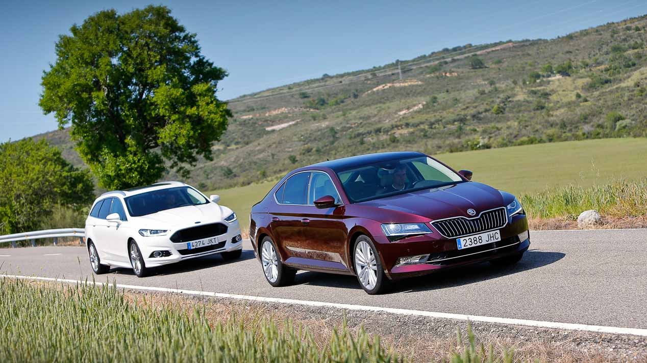 Skoda Superb and Ford Mondeo