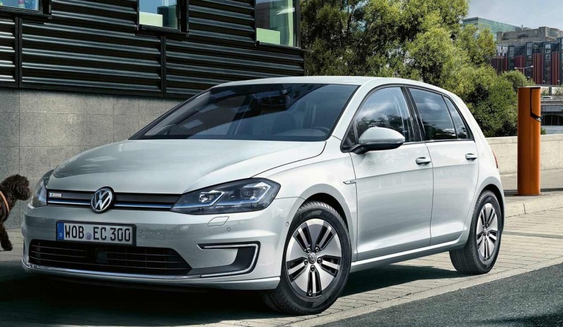 VW e-Golf 2017 bilder av nya elektriska Golf