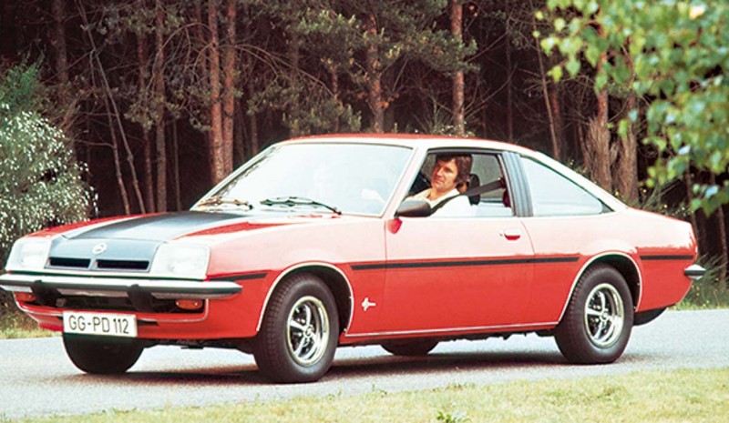 Opel Manta GT / E: a coupe old-fashioned
