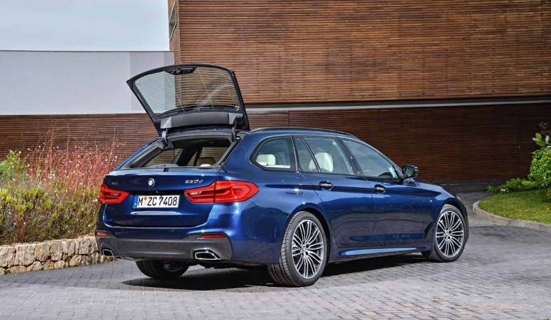 De BMW 5-serie Touring familie in foto's
