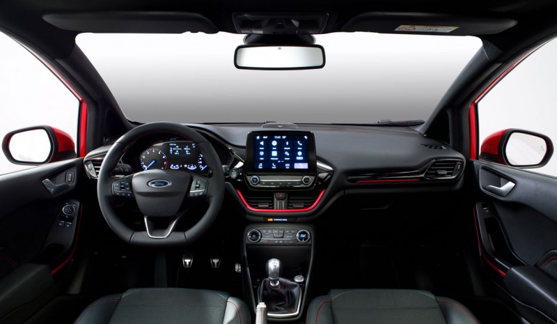 New Ford Fiesta, interior design