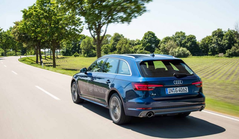 Audi A4 arrive and A5 g-tron natural gas
