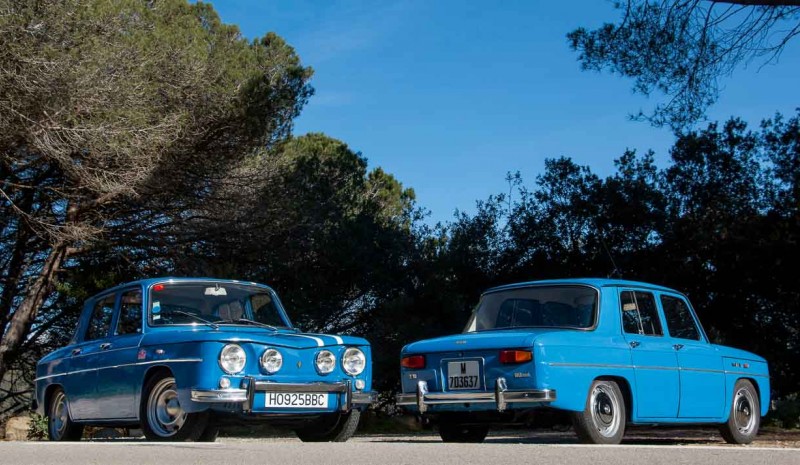 Renault 8 Gordini ja TS: kaksi suurta klassikoita, valokuvat