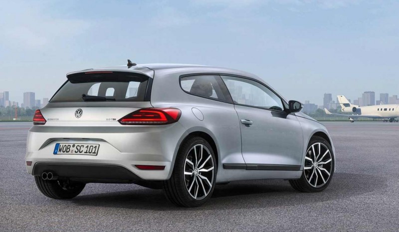 The new VW Scirocco is an electric coupe